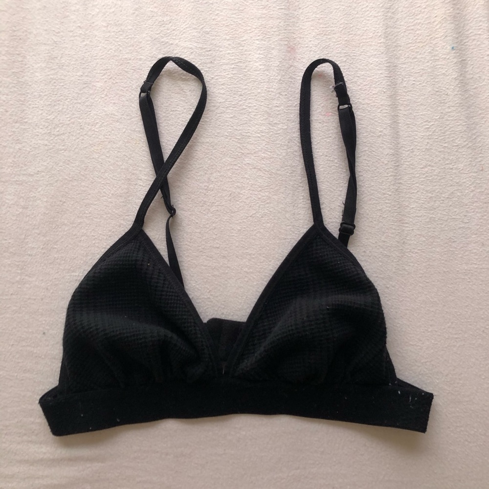 black triangle bralette